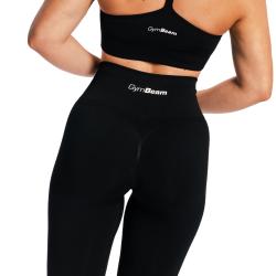 GymBeam Dámske Bezešvé Legíny Sculpt Black