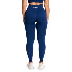 GymBeam Dámske bezšvové legíny Sculpt Navy