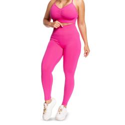 GymBeam Dámske bezšvové legíny Sculpt Rose