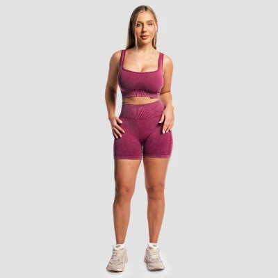 GymBeam Lift Plum dámské bezešvé šortky