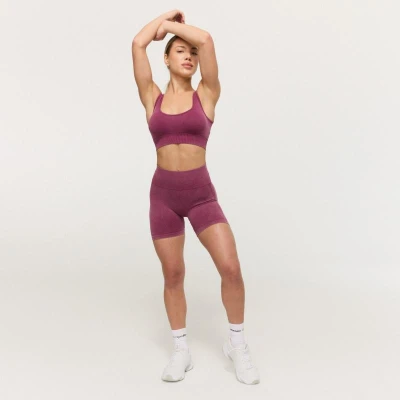 GymBeam Lift Plum dámské bezešvé šortky