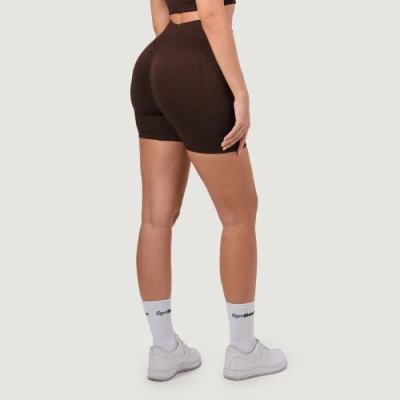 GymBeam NEO Mocha dámské bezešvé šortky