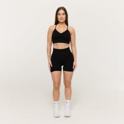 GymBeam Dámské bezešvé šortky Sculpt Black