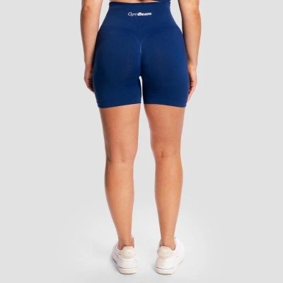 GymBeam Dámské bezešvé šortky Sculpt Navy