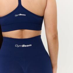 GymBeam Dámské bezešvé šortky Sculpt Navy