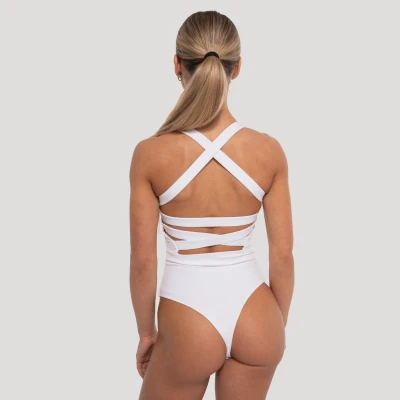GymBeam Dámské body Flow White