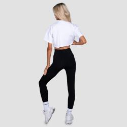 GymBeam Dámske cropped tričko Earned White