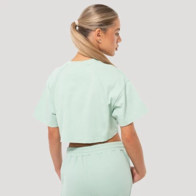 GymBeam Dámské cropped tričko Mochi Green