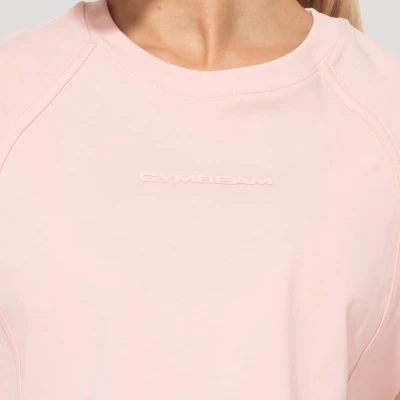 GymBeam Dámské cropped tričko Mochi Pink