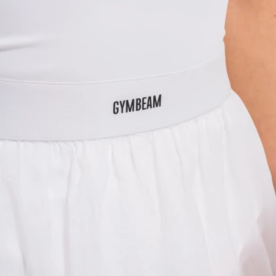 GymBeam Flow White dámské kalhoty