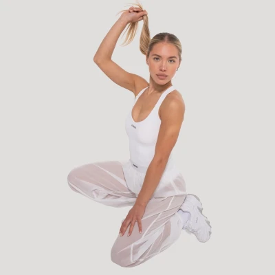 GymBeam Flow White dámské kalhoty