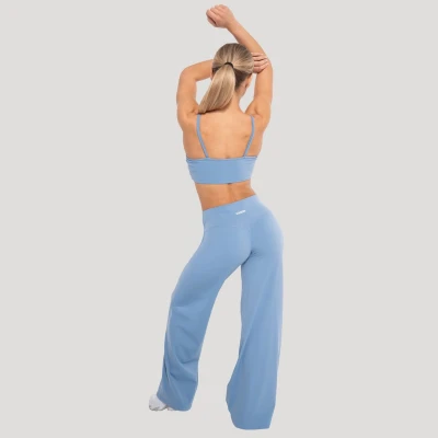 GymBeam Straight Flow Azure dámské kalhoty