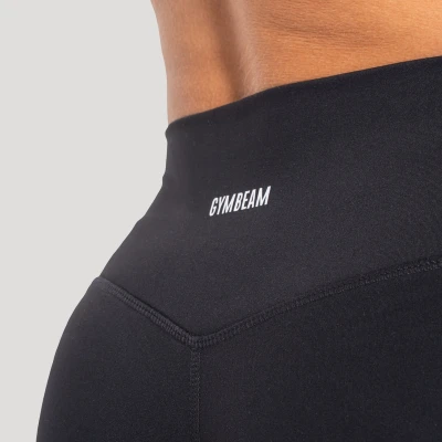 GymBeam Straight Flow Black dámské kalhoty
