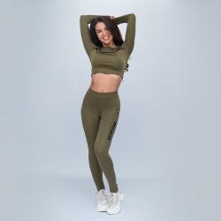 GymBeam Dámske legíny Advanced Olive