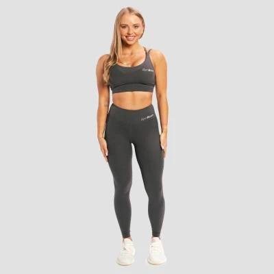 GymBeam Dámské legíny BEAT Charcoal POUZE S (VÝPRODEJ)