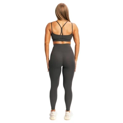 GymBeam Dámské legíny BEAT Charcoal POUZE S (VÝPRODEJ)