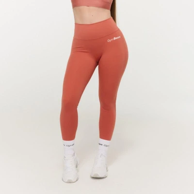 GymBeam Dámské legíny Limitless s vysokým pasem Cinnamon