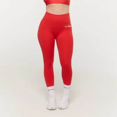GymBeam Dámské legíny Limitless s vysokým pasem Hot Red