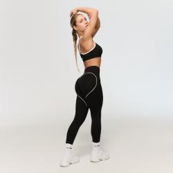 GymBeam Dámske legíny Varsity Black