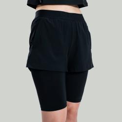 STRIX Dámske šortky 2in1 ULTRA Black