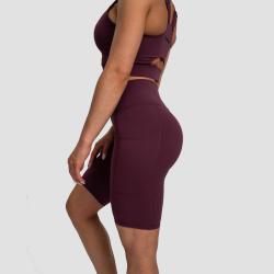 GymBeam Dámské šortky Biker Eggplant