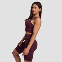 GymBeam Dámské šortky Biker Eggplant