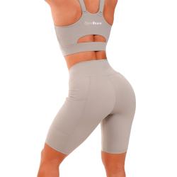 GymBeam Dámské šortky Biker grey
