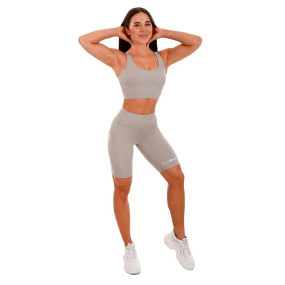 GymBeam Dámské šortky Biker grey