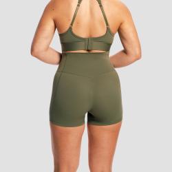 GymBeam Dámské šortky Combat Olive Grey