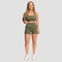 GymBeam Dámské šortky Combat Olive Grey