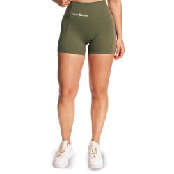 GymBeam Dámské šortky Combat Olive Grey