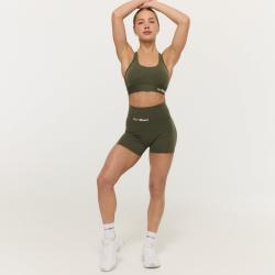 GymBeam Dámské šortky Combat Olive Grey