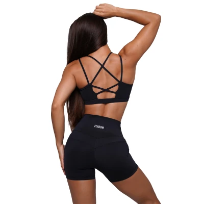 GymBeam FIT Black dámské šortky