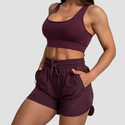 GymBeam Dámské šortky TRN Eggplant