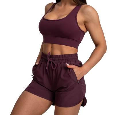 GymBeam Dámské šortky TRN Eggplant