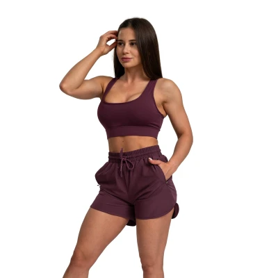 GymBeam Dámské šortky TRN Eggplant