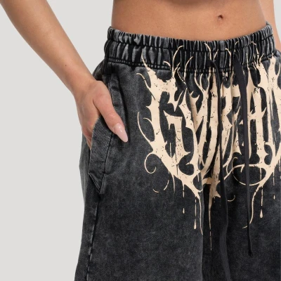 GymBeam Dámské tepláky Abyss Charcoal