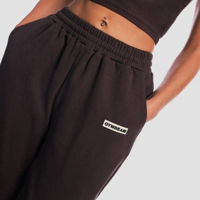GymBeam Dámské tepláky Aura Tee Brown