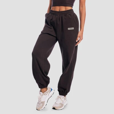 GymBeam Dámské tepláky Aura Tee Brown