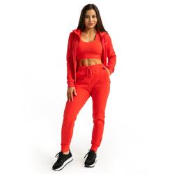 GymBeam Dámské tepláky Limitless Hot Red