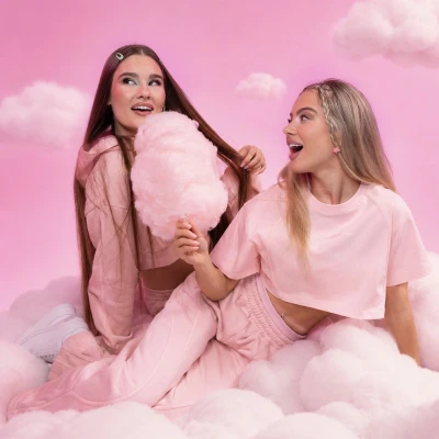 GymBeam Dámské tepláky Mochi Pink