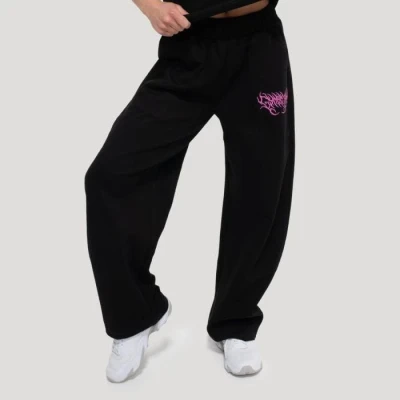GymBeam Dámské tepláky Thorn Black POUZE S (VÝPRODEJ)
