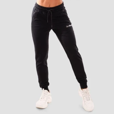 GymBeam Dámské tepláky TRN black POUZE XL (VÝPRODEJ)