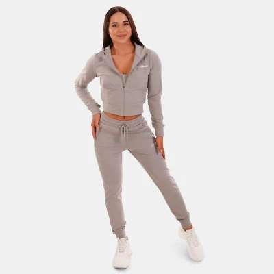 GymBeam Dámské tepláky TRN grey POUZE L (VÝPRODEJ)
