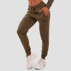 GymBeam Dámské tepláky TRN olive GymBeam Dámské tepláky TRN olive