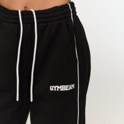 GymBeam Dámské tepláky Varsity Black