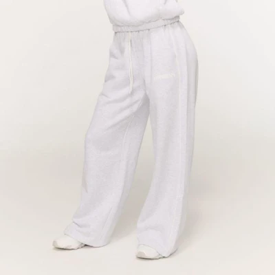 GymBeam Dámské tepláky Varsity Grey GymBeam Dámské tepláky Varsity Grey