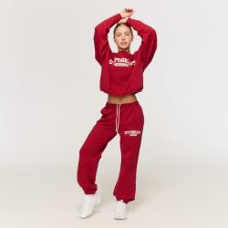 GymBeam Dámské tepláky Varsity Red