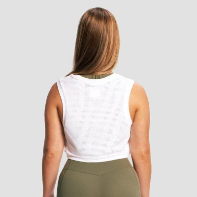 GymBeam Combat White dámské tílko