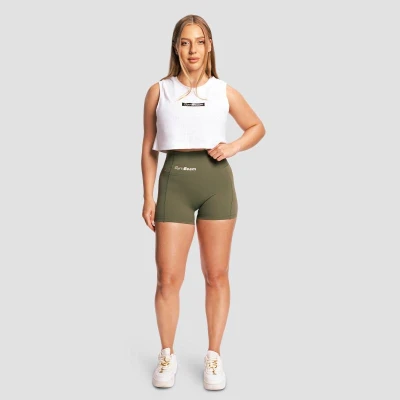 GymBeam Combat White dámské tílko